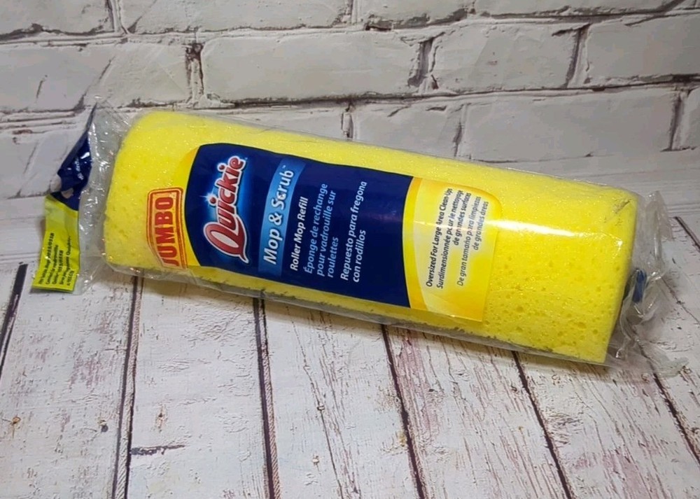 Quickie Mop & Scrub Jumbo Roller XL Sponge Replacement Head #055/055B