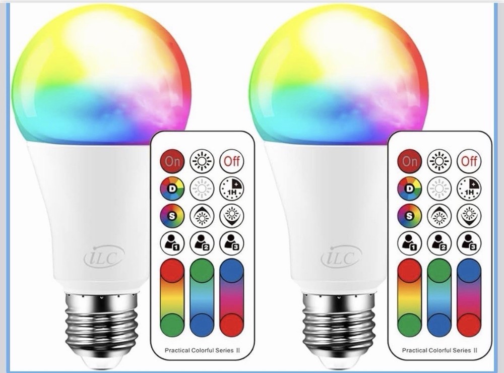 ILC Color Changing LED Light Bulb, 120 Colors