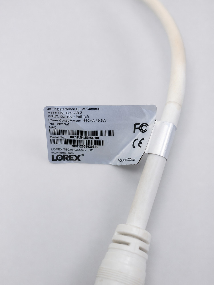 (3) Lorex E892AB 4K Ultra HD Smart Deterrence IP Security Camera w/Smart Motion