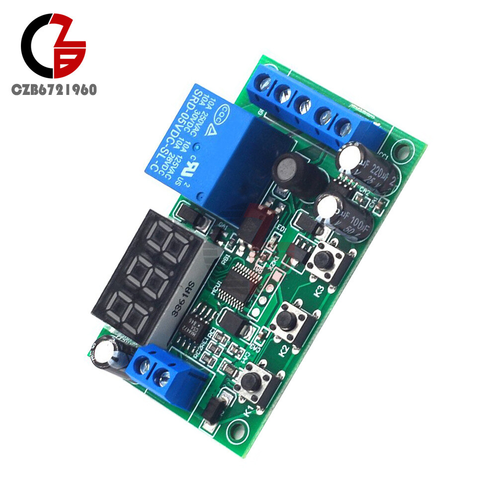 12V 0-10A DC Current Detection Module Current Sensing Detect Delay Relay Control