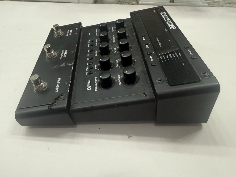Digitech Vocalist Live 3 Vocal Multi Effects Processor Pedal + Power Supply