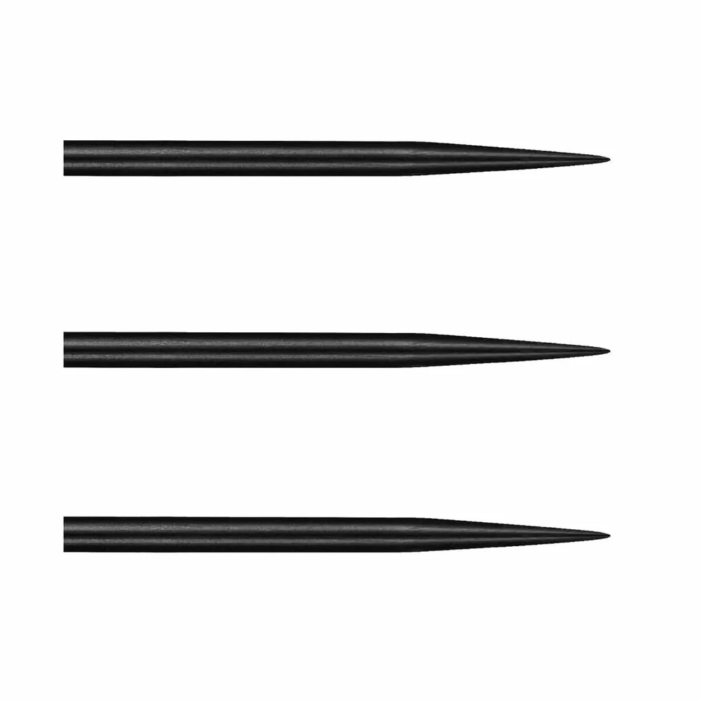 Shot Black Steel Tip Dart Points 35mm