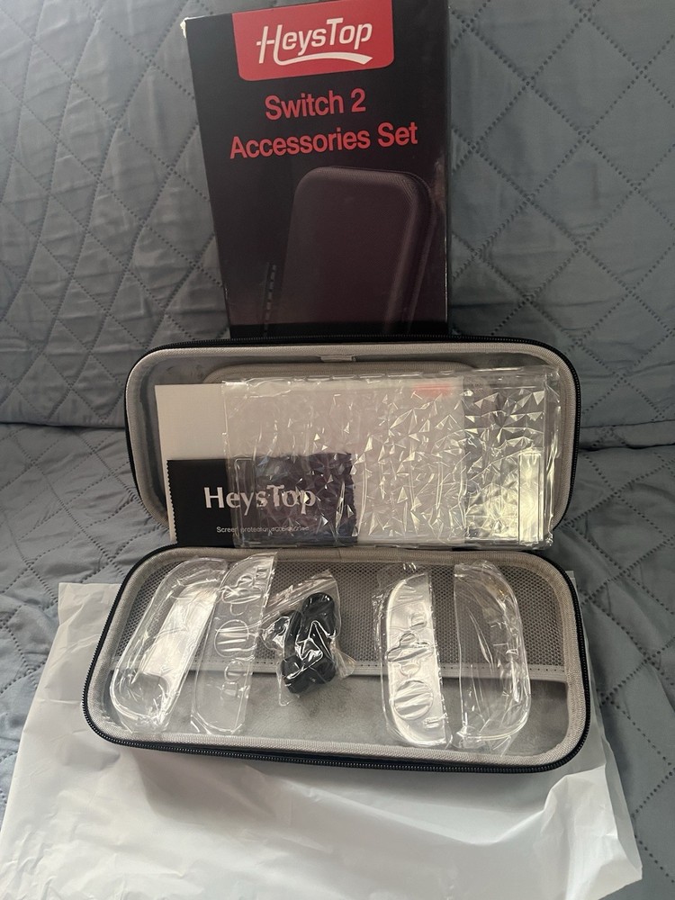 HeysTop Switch 2 Accessories Carrying Case Screen Protector Controller Covers