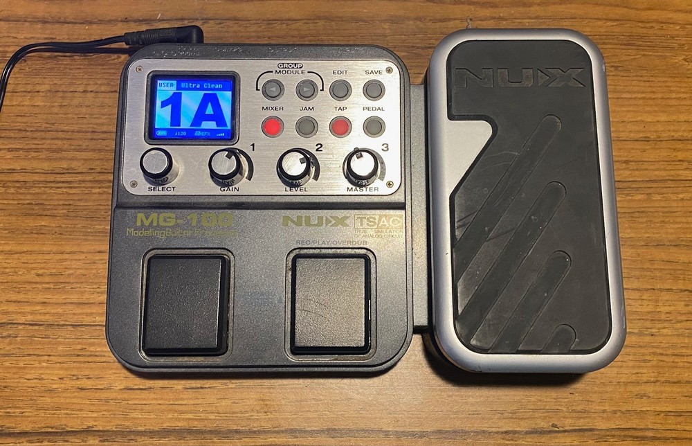 nux mg100 guitar pedal
