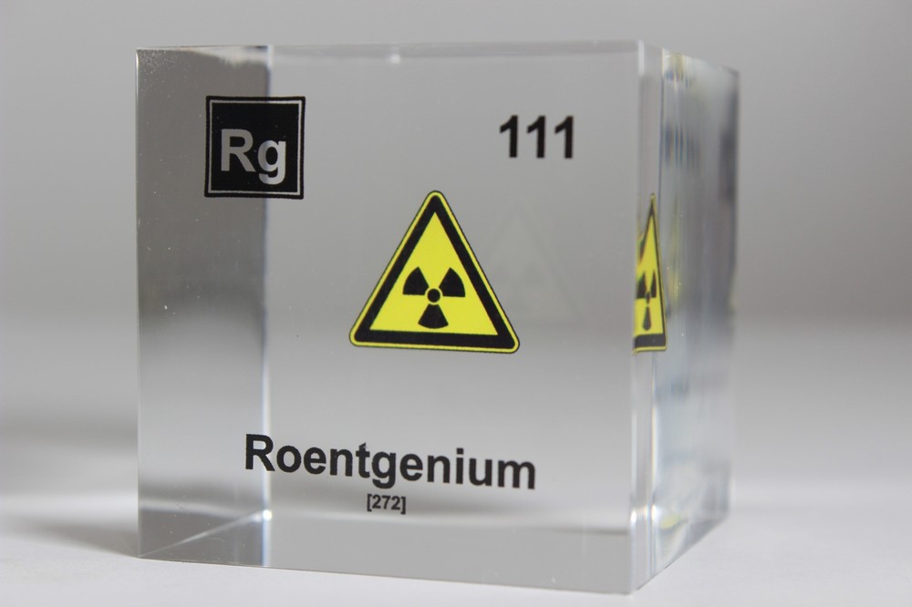 Roentgenium Element Cube
