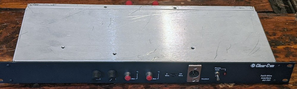 Clear-Com AC-701 Tel / 2-Wire Interface Unit (Rack-Mountable)