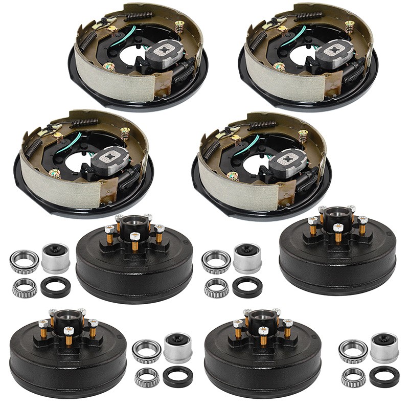 Trailer 4 Pack 5 on 5 Hub Drum Kits For Dexter & other brands 3500 lbs axle