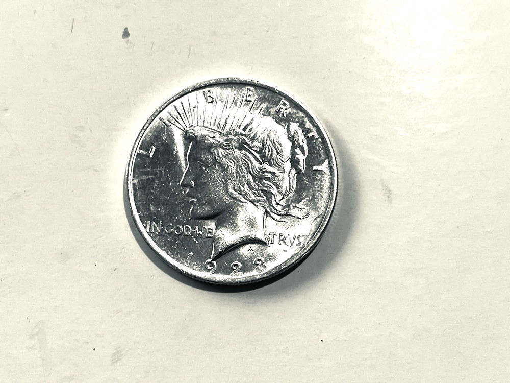 1923-P *SUPERB GEM BU MS PEACE SILVER DOLLAR