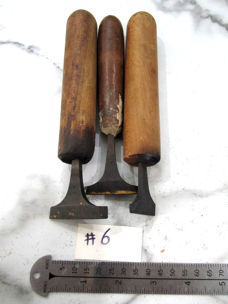 Brass Bookbinding Finishing Tool-Hand Stamp. Double lines. # 6