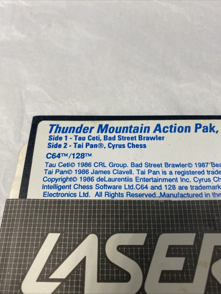 Thunder Mountain Action Pak Vol. 2 Disk 3 Commodore 64 Game