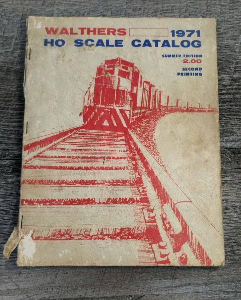 Walthers 1971 Edition Model Railroad Reference Book Catalog HO Scale