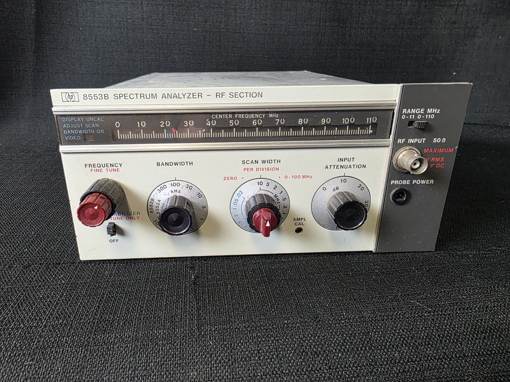 HP SPECTRUM ANALYZER RF SECTION 8553B