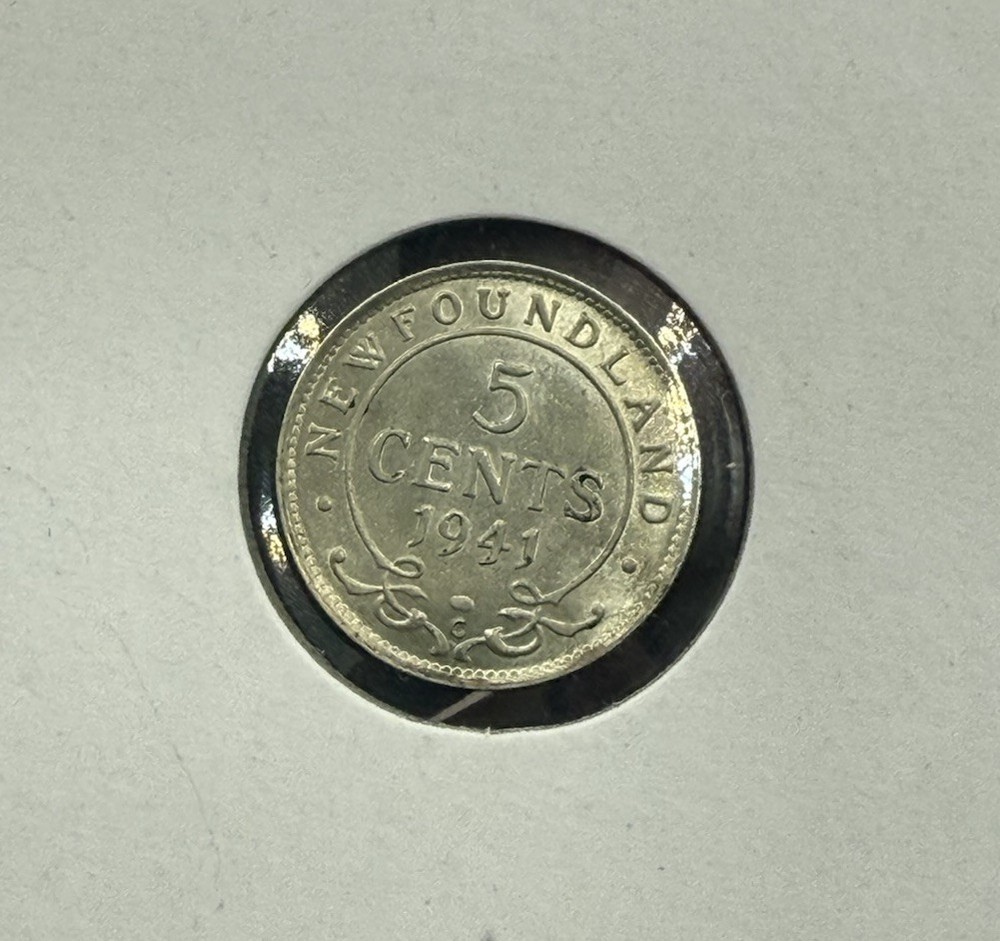 1941 5 Cents Newfoundland MS63+
