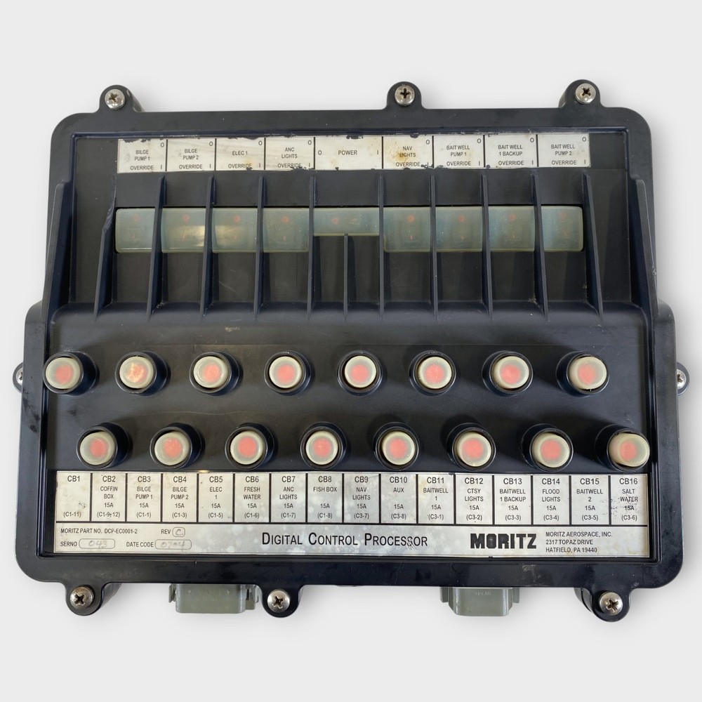 Moritz DCP-EC0001-2 Switch Panel/Digital Control Processor Tested 90-Day Wnty
