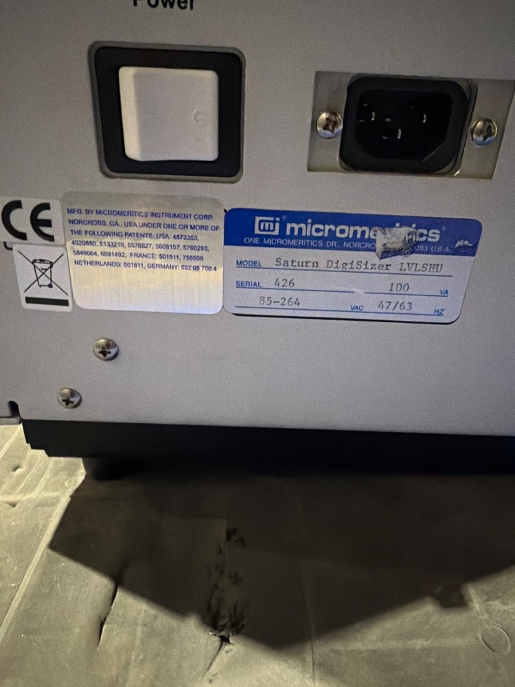 Micromeritics Saturn Digisizer 5200 - USED