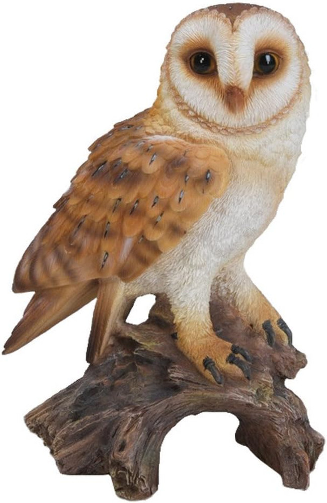 Barn Owl on Stump, 7.25"