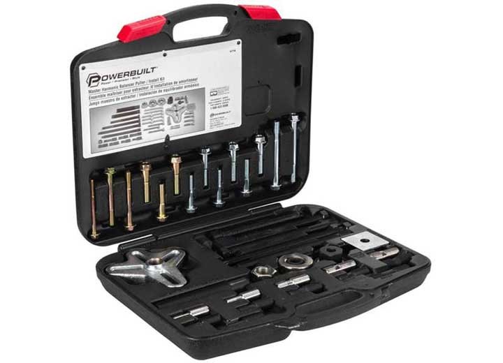 Powerbuilt 647758 Master Harmonic Balancer Puller/Pulley Installer Kit