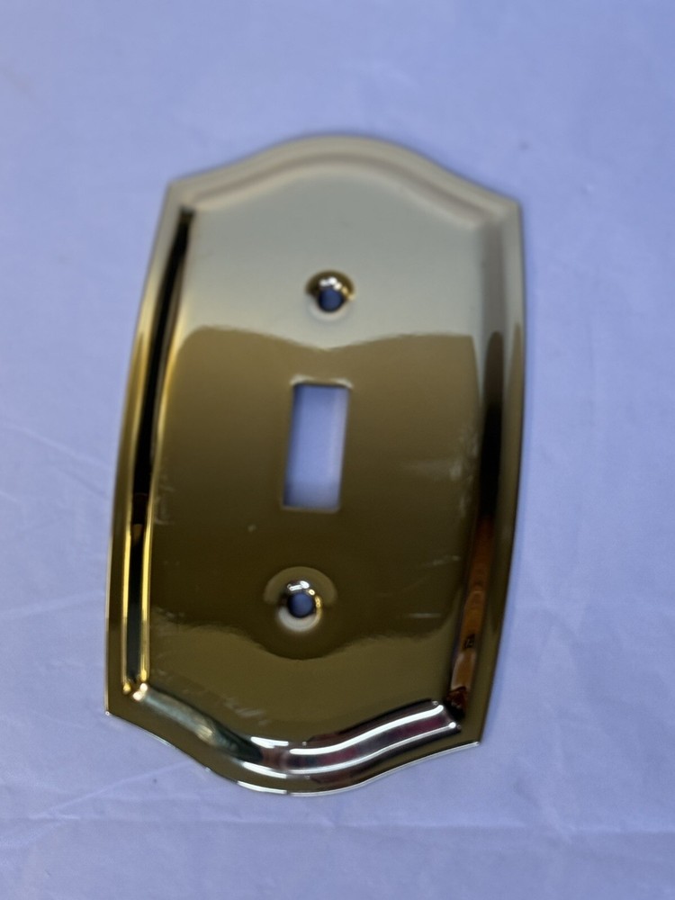 Pair Of Vintage Brass Switch plate Covers