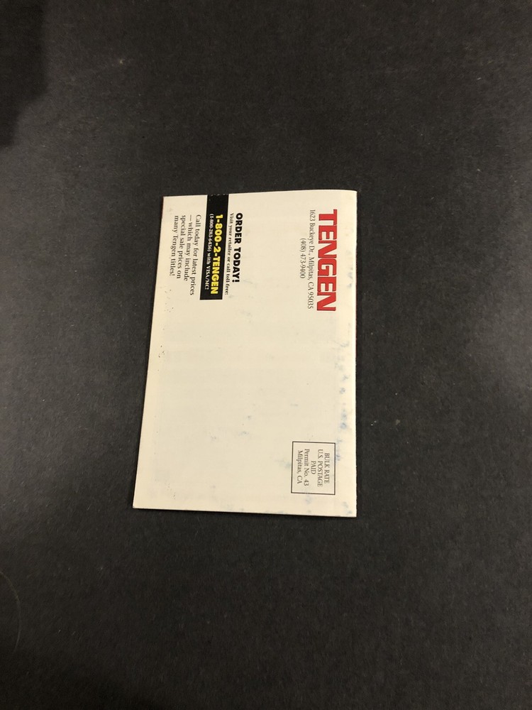 Tengen mailer Insert Catalog