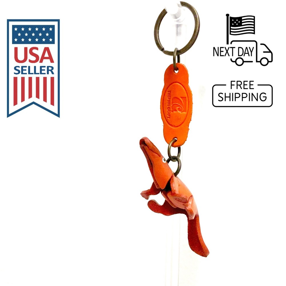 Platypus Handmade Leather Keyring