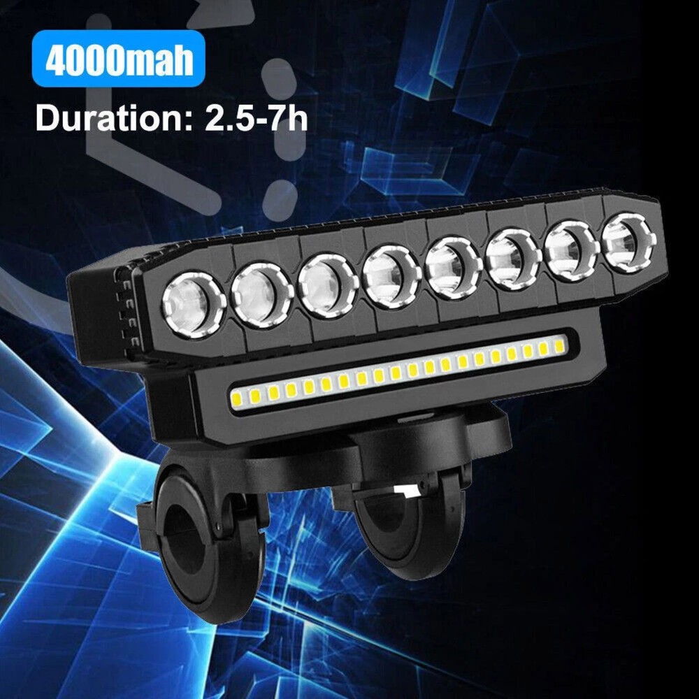 Bicycle Front Headlight Super Bright LED Bike Light Fit Type-C Charging