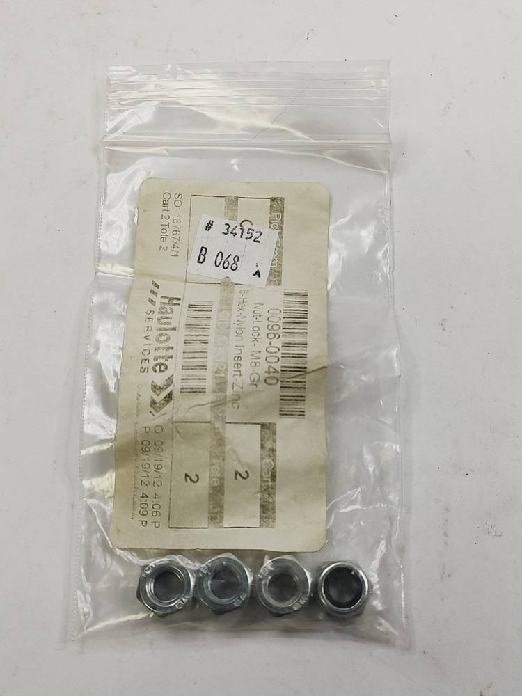 Haulotte 0096-0040 Hex Lock Nut 4pcs