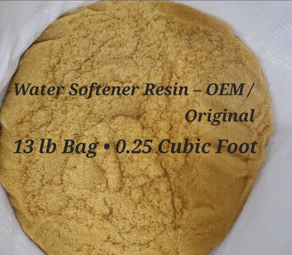 13 lb Replacement Water Softener Resin – From New Units | Fits Many Models