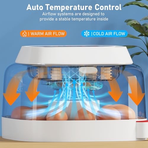 12 Egg Incubators for Hatching Eggs, Egg Incubator with Automatic Egg