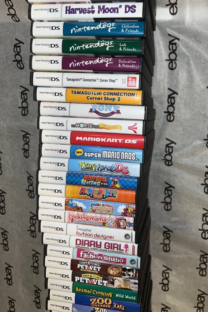 Nintendo DS OEM Replacement Game Case Only w/ Manual & Inserts *NO GAMES*