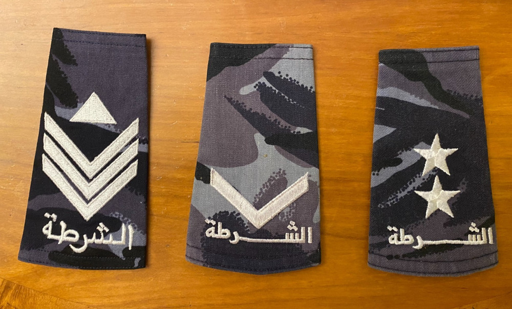 3 UAE Police Shoulder Straps