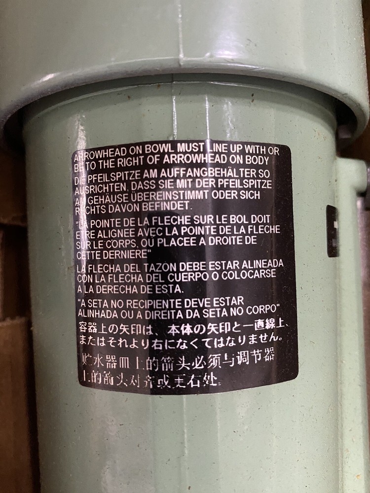 LINCOLN INDUSTRIAL HIGH CAPACITY LUBRICATOR/FILTER/REGULATOR 602012, ………..602017