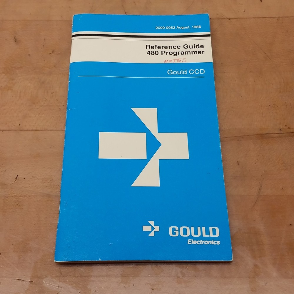Gould 2000-0052 480 Programmer reference guide - USED
