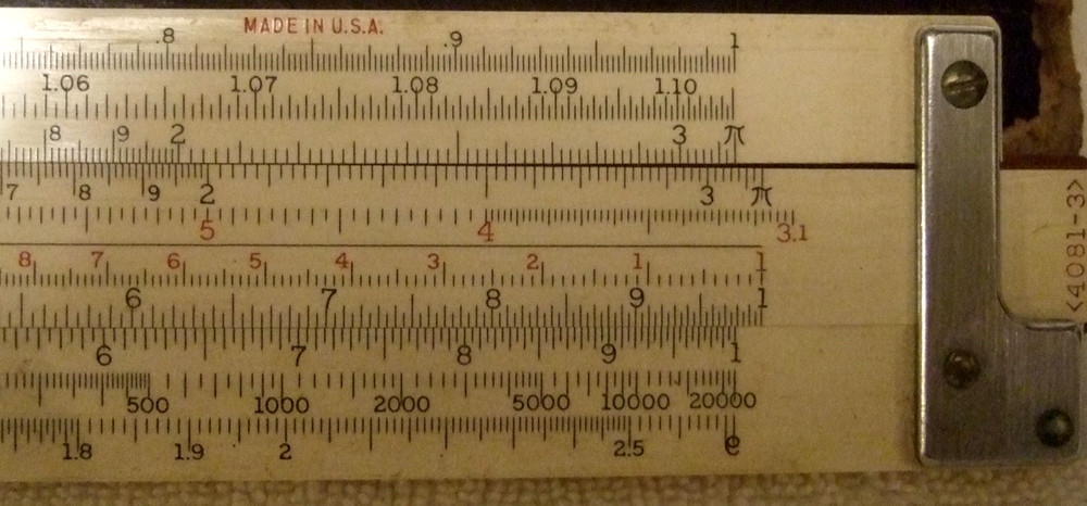 Keuffel & Esser Slide Rule Vintage Math Tool