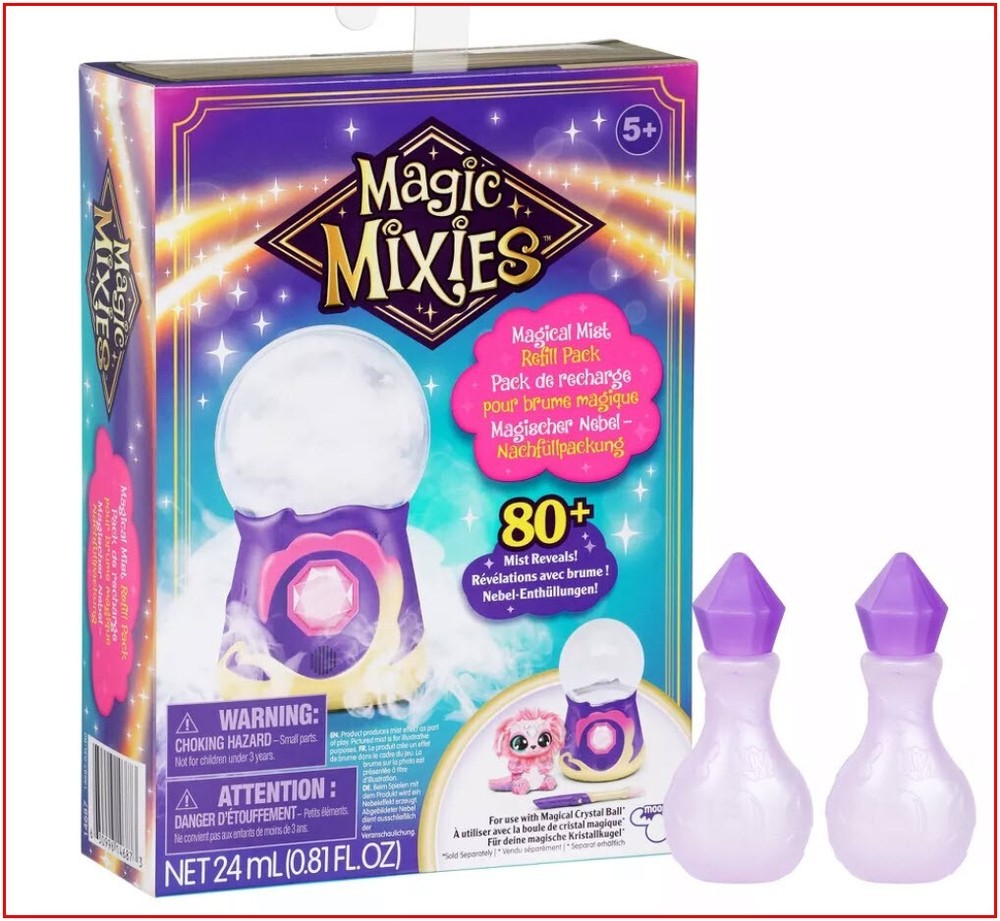 MAGIC MIXIES Magical Mist Refill Pack - 80+ Mist 4 Magic Cauldron & Crystal Ball