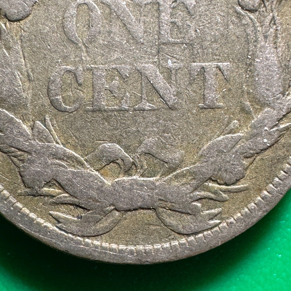 1858 LL Flying Eagle Cent C128