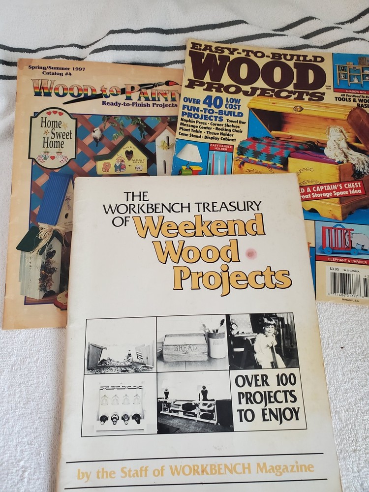 Crafts Set/3 Wood Project Mags Patterns Ideas