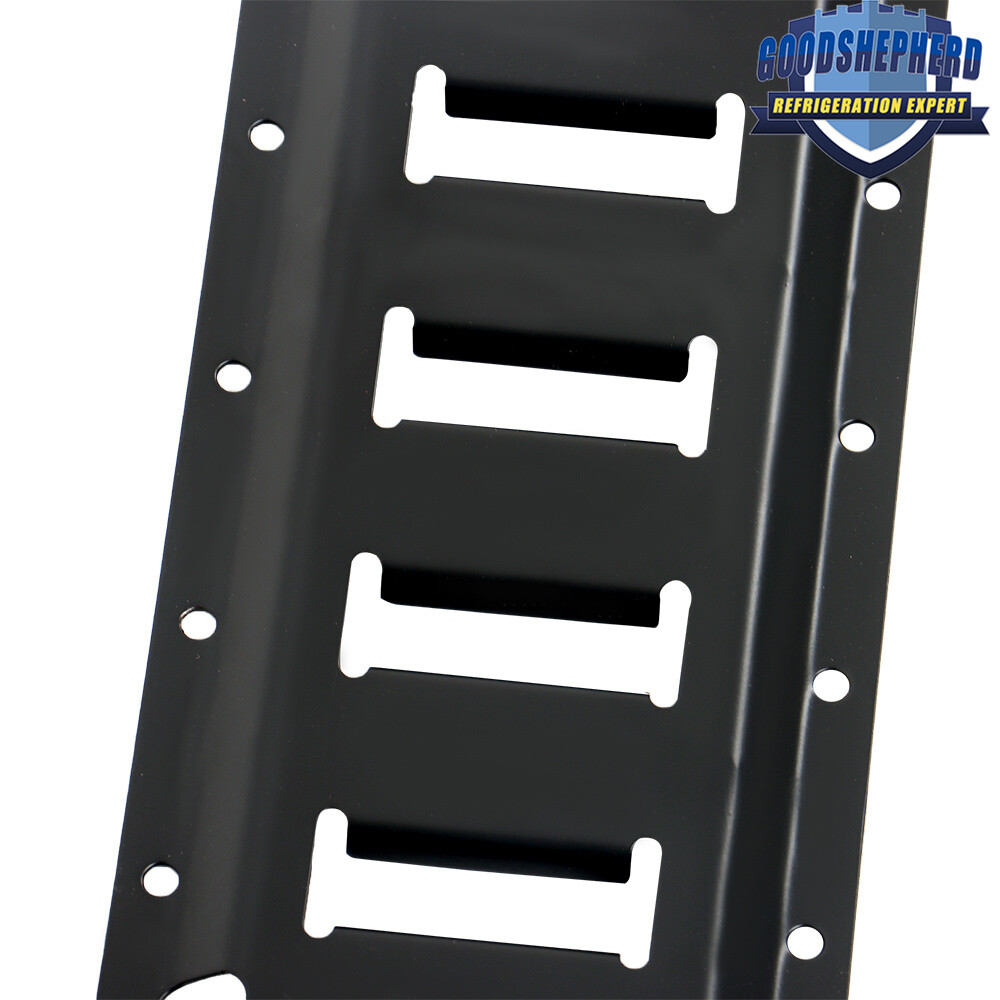 Black E Track Tie Down Rail Kit 5' E Track 8Pcs Bar Rails Powder Coated Steel