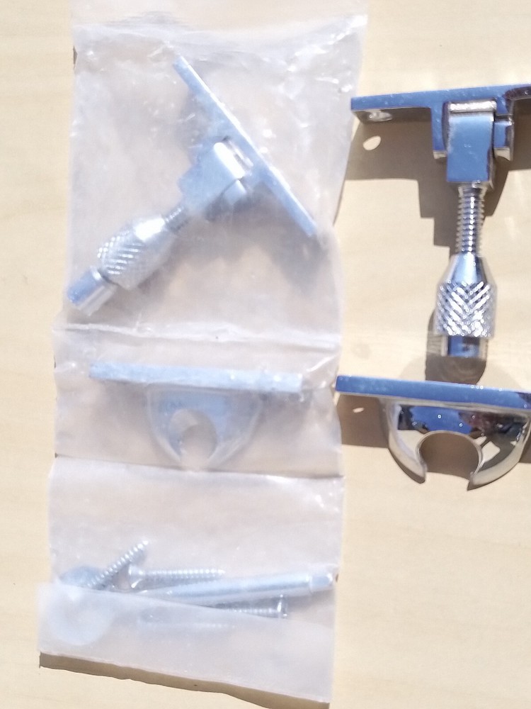 Retro Victorian style Silver Metal Sash window Lock Latch Catch Security Set 3