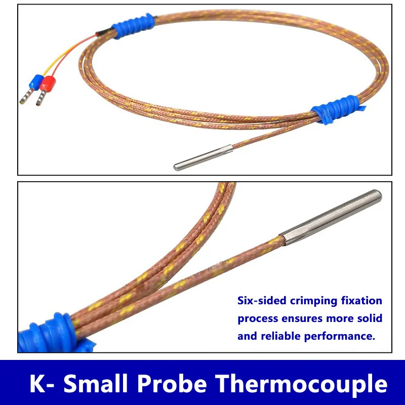 Type K Thermocouple Fine Probe High Precision Temperature Sensor Fast Response