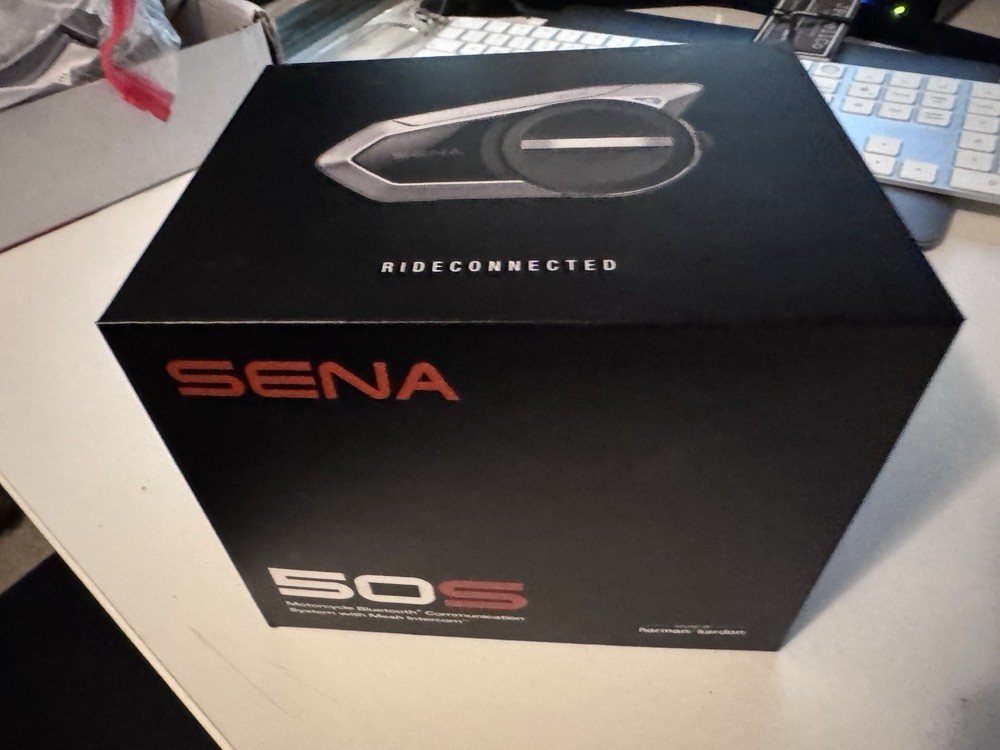 Sena 50S Motorcycle Bluetooth Communication System - WITH MESH !!!