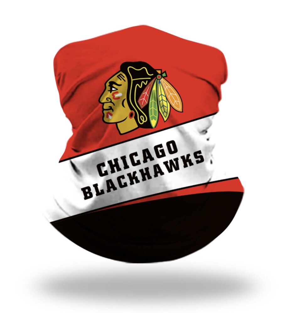chicago blackhawks face mask gaiter