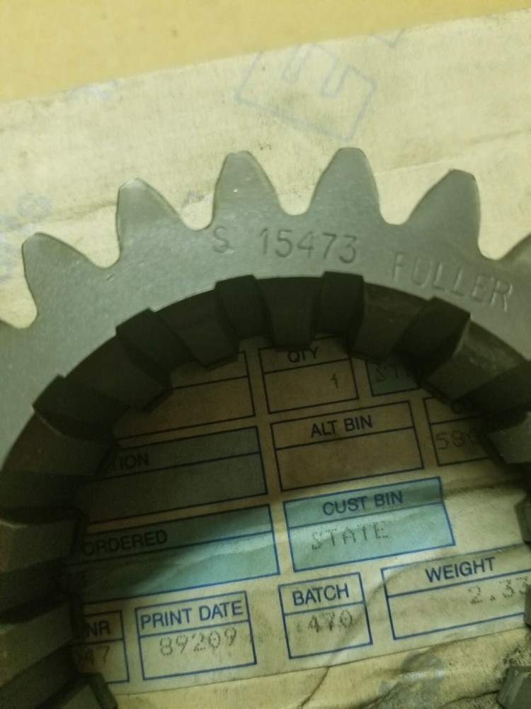 Fuller 15473 gear