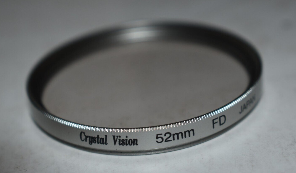 Crystal Vision 52mm Polarizer/FD/UV Filter Set - Never Used