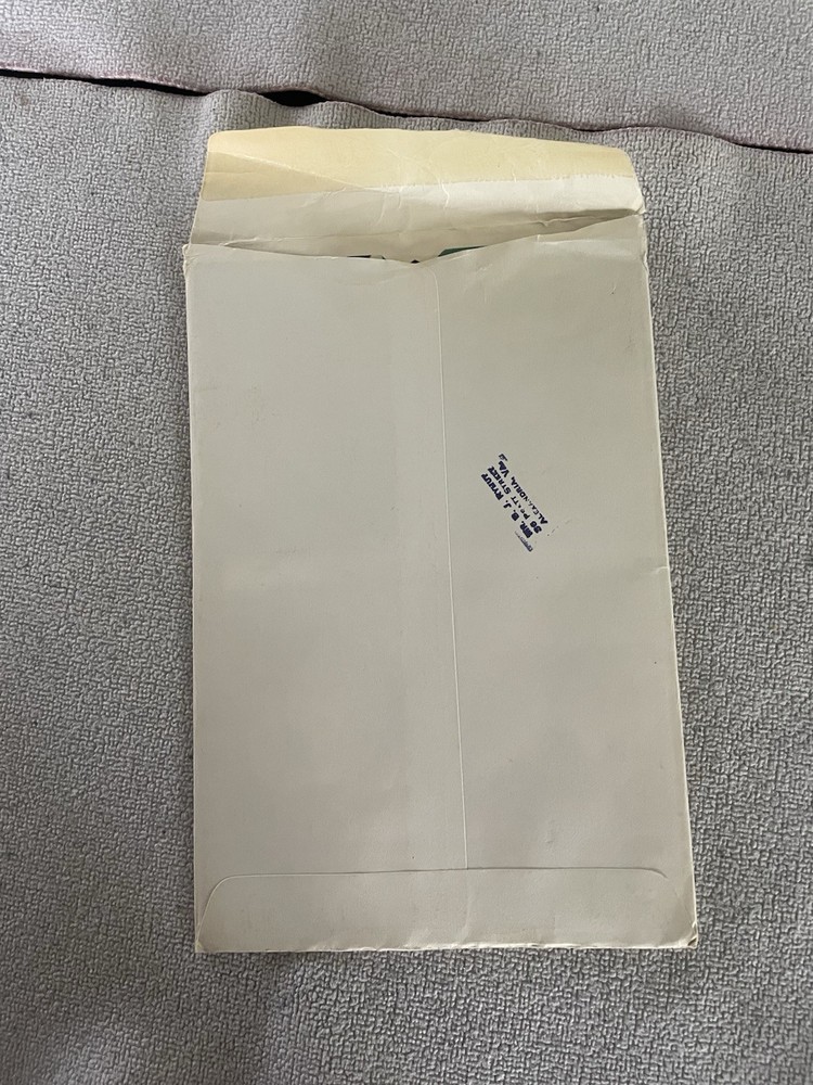 C. S. Hammond's SPACE INFOGRAPH question & answer slide w/ outer envelope