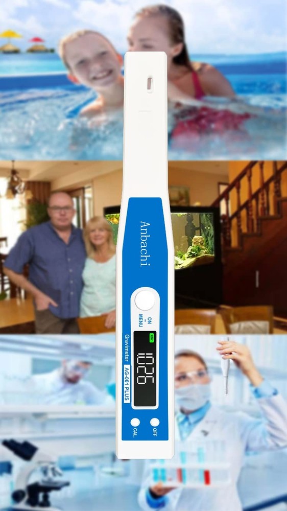 Saltwater Meter Salinity Meter Digital Water Tester Hydrometer Ideal for Hydr...