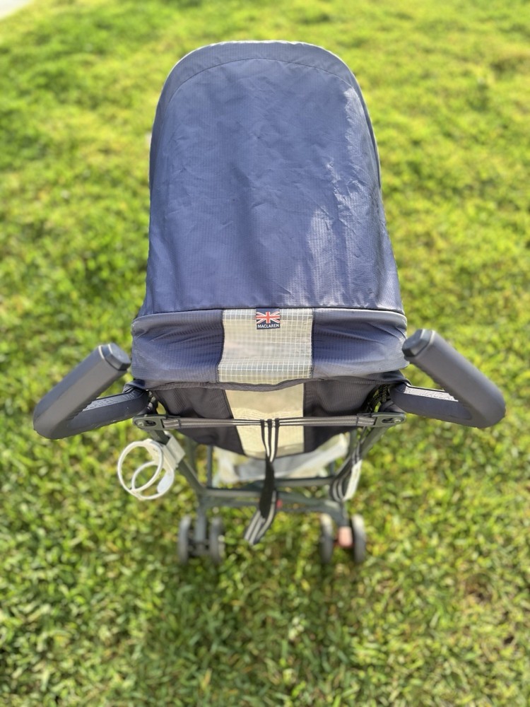 MacLaren Mark 2 Lightweight Umbrella Stroller - Blue/Silver