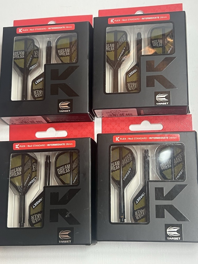 4 Pack Target K-Flex Flight  No2 Dimitri Van Den Bergh Intermediate Dart Flights