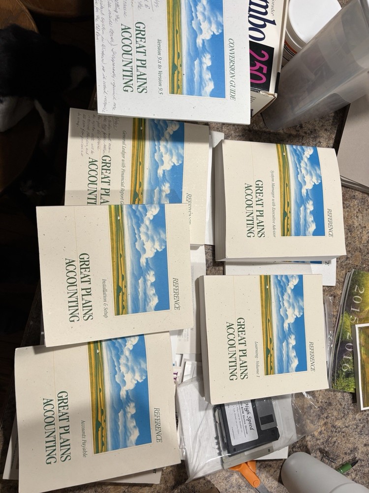 Great Plains Accounting Books & DISC Etc