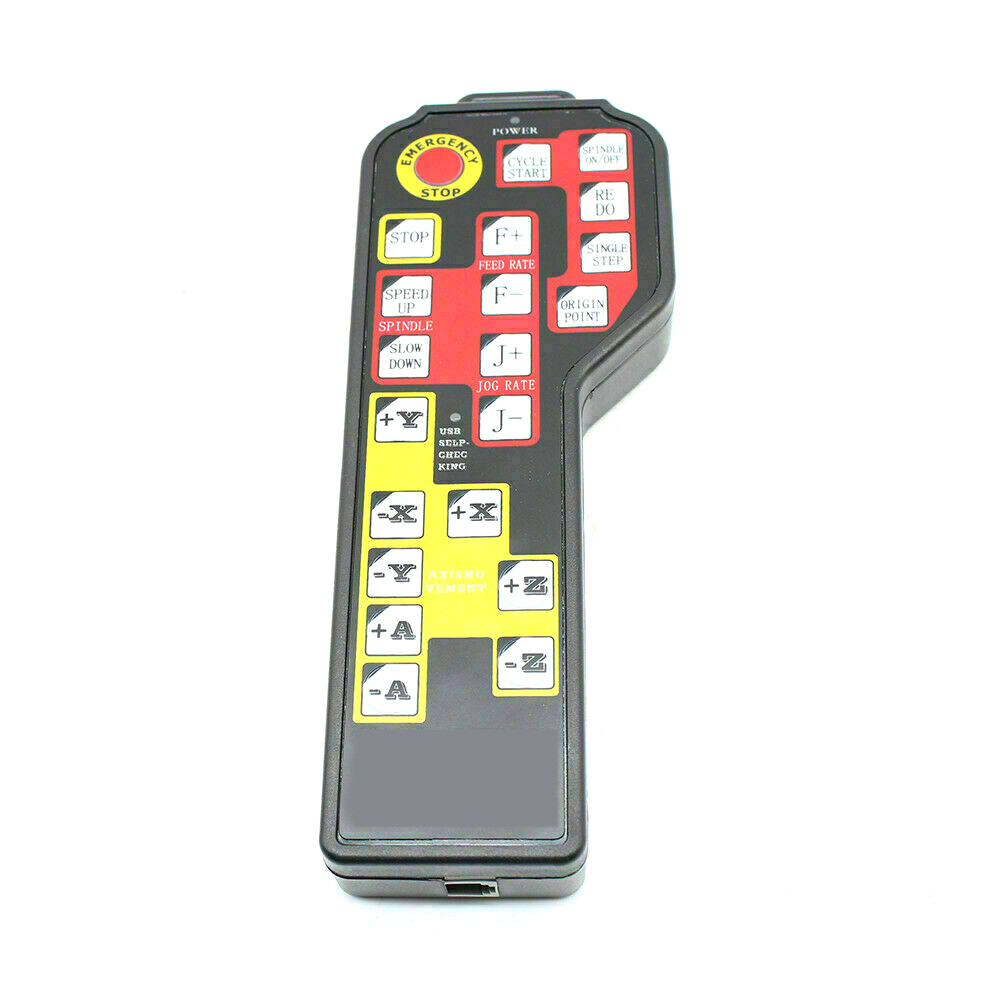 USB 3/4 Axis Remote Controller Handle for CNC 6040/6090 Engraver Machine US