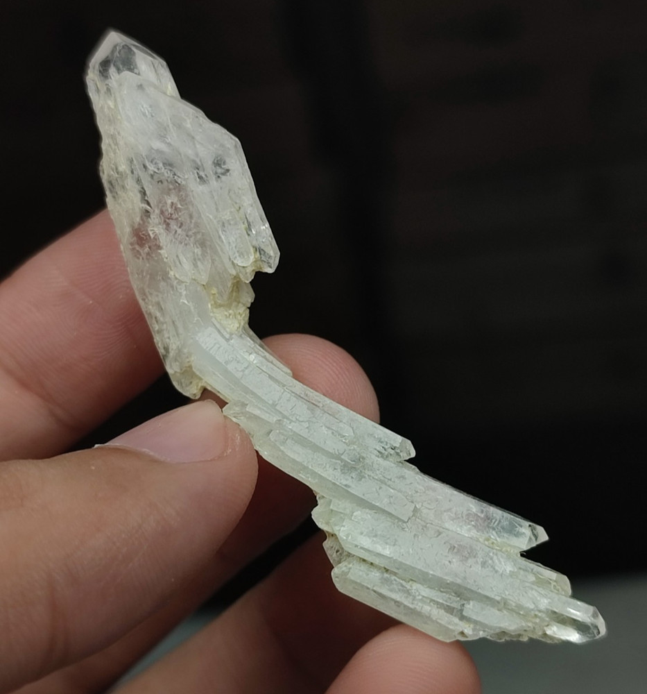 Faden Quartz Crystal With Good Luster & Nice Termination-Pak.